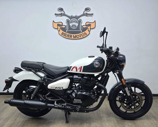 ROYAL ENFIELD SHOTGUN 650 STENCIL WHITE 